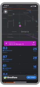 Transit app screenshot image