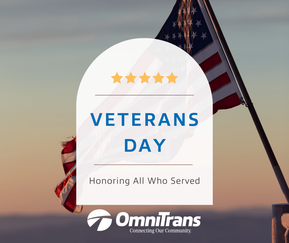 Honoring our Heroes: Veterans Ride Free on Veterans Day!